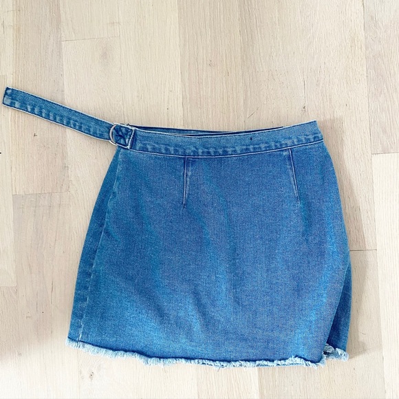 KENDALL & KYLIE Wrap Denim Skirt - Picture 3 of 3